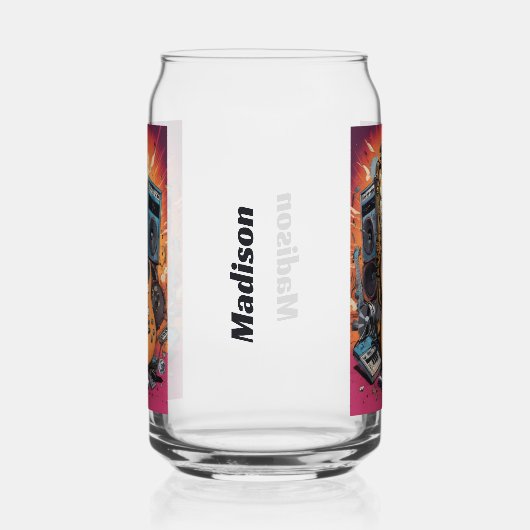 Aangepaste naam Muziekinstrumenten Blikvorm Glas (Rechts)