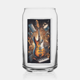 Aangepaste naam Muziekinstrumenten Blikvorm Glas