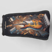 Aangepaste naam Muziekinstrumenten Golfheadcover (Voorkant)