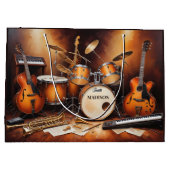 Aangepaste naam Muziekinstrumenten Groot Cadeauzakje (Achterkant)