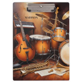 Aangepaste naam Muziekinstrumenten Klembord (Voorkant)