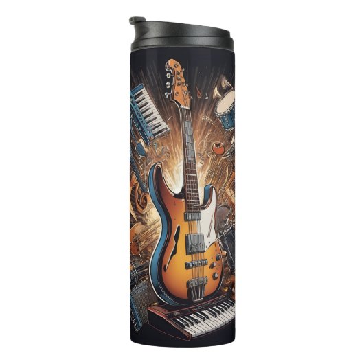 Aangepaste naam Muziekinstrumenten Thermosbeker (Geroteerd rechts)