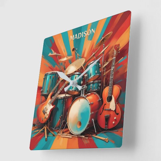 Aangepaste naam Muziekinstrumenten Vierkante Klok (Hoek)