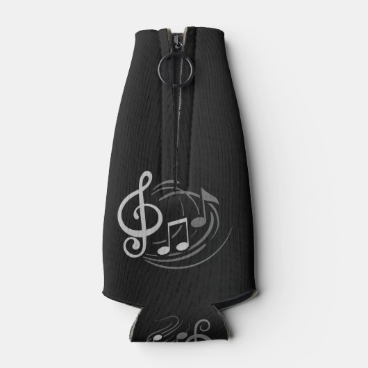 Aangepaste naam muzieknoten flesjeskoeler (Achterkant)