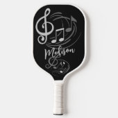 Aangepaste naam muzieknoten pickleball paddle (Achterkant)