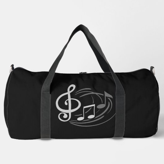 Aangepaste naam muzieknoten plunjezak (Voorkant)