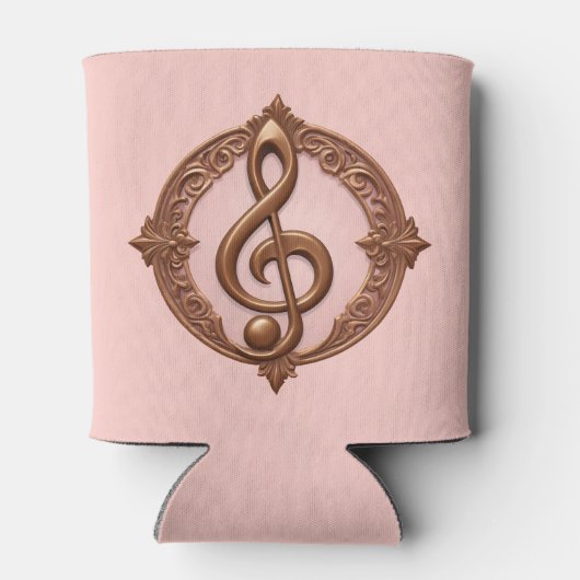 Aangepaste naam Muzikale Clef Note Blikjeskoeler (Achterkant)