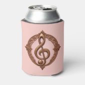 Aangepaste naam Muzikale Clef Note Blikjeskoeler (Blikje Achterkant)