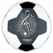 Aangepaste naam Muzikale Clef Note Voetbal (Voorkant)