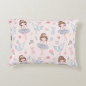 Aangepaste naam My Sweet Ballerina Accent Kussen (Achterkant)