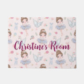 Aangepaste naam My Sweet Ballerina Deurmat (Voorkant)