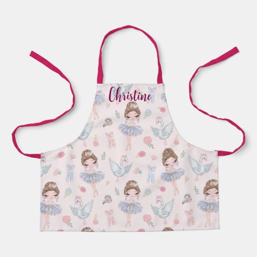 Aangepaste naam My Sweet Ballerina Schort (Voorkant)