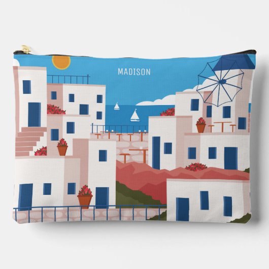 Aangepaste naam Mykonos Griekenland Etui (Voorkant)