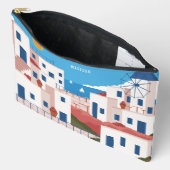 Aangepaste naam Mykonos Griekenland Etui (Open)