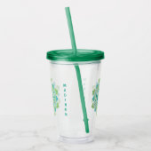 Aangepaste naam Namasté tumbler Acryl Drinkbeker (Links)