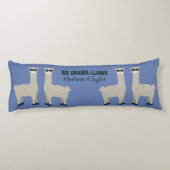 Aangepaste naam/namen voor Cool Llamas en kussen v (Achterkant)