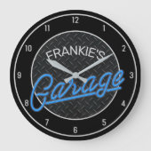 Aangepaste naam Nason Let op Bord Grote Klok (Voorkant)