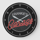 Aangepaste naam Nason Let op Bord Grote Klok (Voorkant)