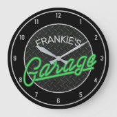 Aangepaste naam Nason Let op Bord Grote Klok (Voorkant)