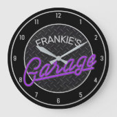 Aangepaste naam Nason Let op Bord Grote Klok (Voorkant)