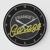 Aangepaste naam Nason Let op Bord Grote Klok (Voorkant)