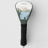 Aangepaste naam Natuur Illustratie Golfheadcover (Voorkant)