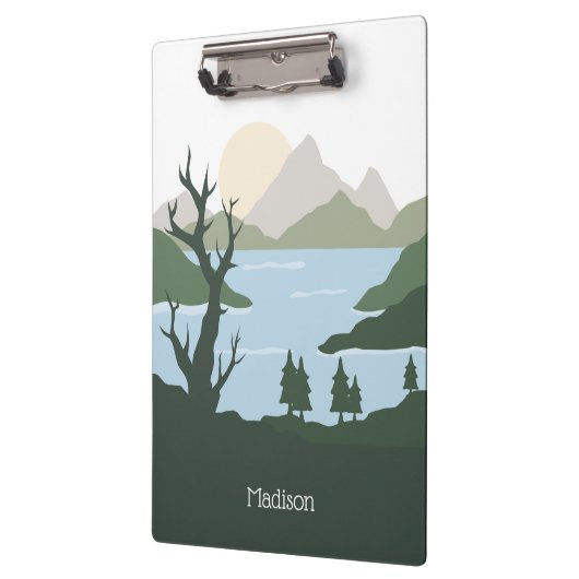 Aangepaste naam Natuur Illustratie Klembord (Links)