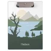 Aangepaste naam Natuur Illustratie Klembord (Voorkant)