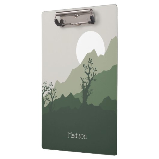 Aangepaste naam Natuur Illustratie Klembord (Links)