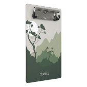 Aangepaste naam Natuur Illustratie Mini Klembord (Schuin)