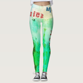 Aangepaste naam Natuur Leggings