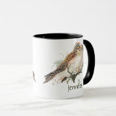 Aangepaste naam Natuur vogelsoort Mok (Voorkant rechts)