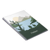 Aangepaste naam natuurillustratie notitieboek (Rechterzijde)
