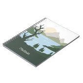 Aangepaste naam natuurillustratie notitieboek (Linkerzijde)