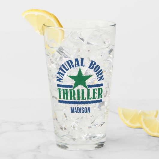 Aangepaste naam natuurlijke Born Thriller Glas (Voorkant ijs)
