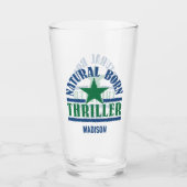 Aangepaste naam natuurlijke Born Thriller Glas (Voorkant)