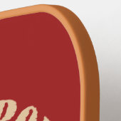 Aangepaste naam natuurlijke Born Thriller Pickleball Paddle (Links Detail)