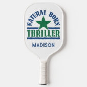 Aangepaste naam natuurlijke Born Thriller Pickleball Paddle (Achterkant)