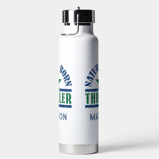 Aangepaste naam natuurlijke Born Thriller Waterfles (Rechts)