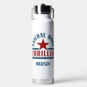 Aangepaste naam natuurlijke Born Thriller Waterfles (Voorkant)