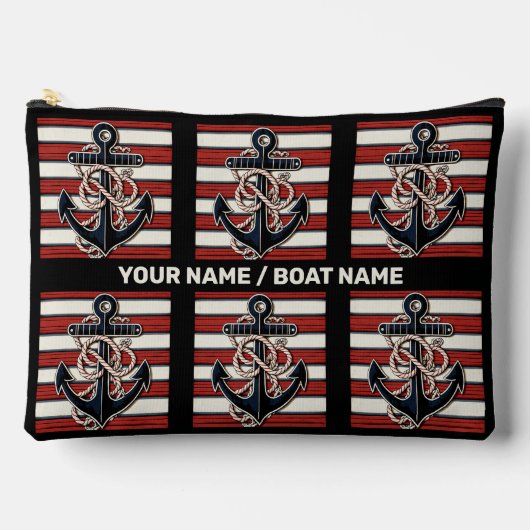 Aangepaste naam Nautical Anchor Etui (Voorkant)
