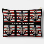 Aangepaste naam Nautical Anchor Etui (Achterkant)