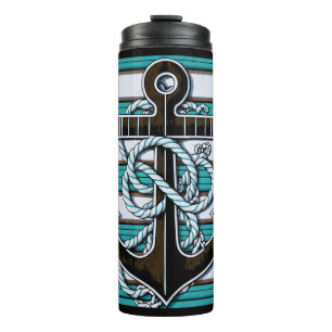 Aangepaste naam Nautical Anchor Thermosbeker