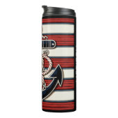 Aangepaste naam Nautical Anchor Thermosbeker (Geroteerd rechts)