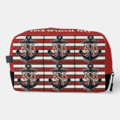 Aangepaste naam Nautical Anchor Toilettasje (Voorkant)