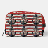 Aangepaste naam Nautical Anchor Toilettasje (Achterkant)