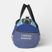 Aangepaste naam Nautical Stripes Plunjezak (Rechts)