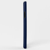 Aangepaste naam Navy Blue Case-Mate iPhone Case (Achterkant/rechts)