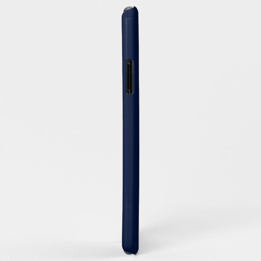 Aangepaste naam Navy Blue Case-Mate iPhone Case (Achterkant/rechts)