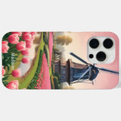 Aangepaste Naam Nederland Windmolens Case-Mate iPhone Case (Achterkant (horizontaal))
